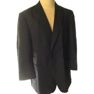 Jos. A Bank Mens Wool Sports Coat Blazer Suit Jacket SIze 46 R Pinstripe